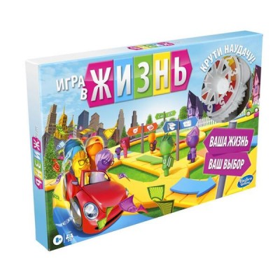 Hasbro Настольная игра Игра в жизнь обновленная (украинская версия), F0800