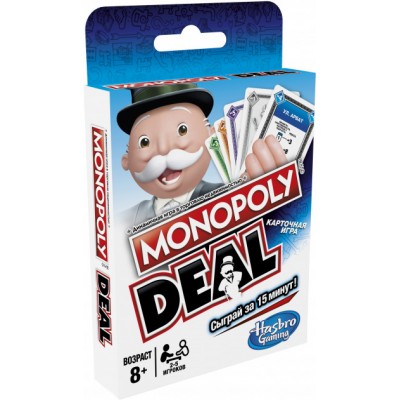 Hasbro Настольная карточная игра Монополия, E3113