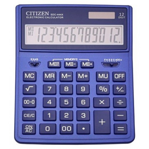 Калькулятор Citizen SDC-444XRGNE 12dgt, фиолетовый