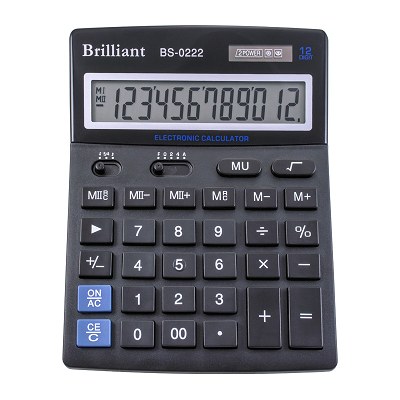 Калькулятор Brilliant BS-0222 12dgt 140х176мм