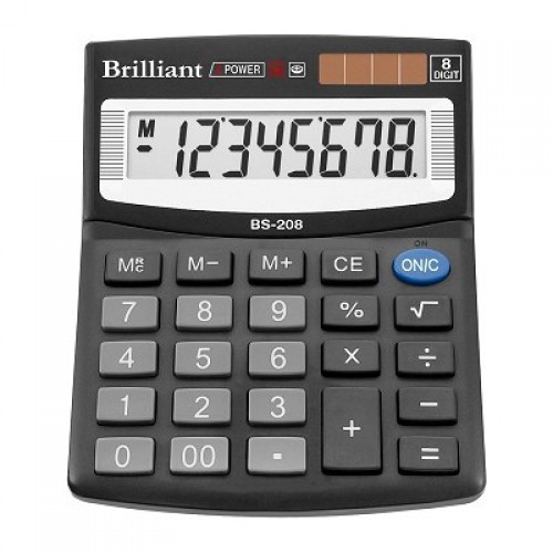 Калькулятор Brilliant BS-208  8dgt 124х100 мм