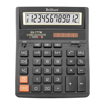 Калькулятор Brilliant BS-777 12dgt 200х157 мм