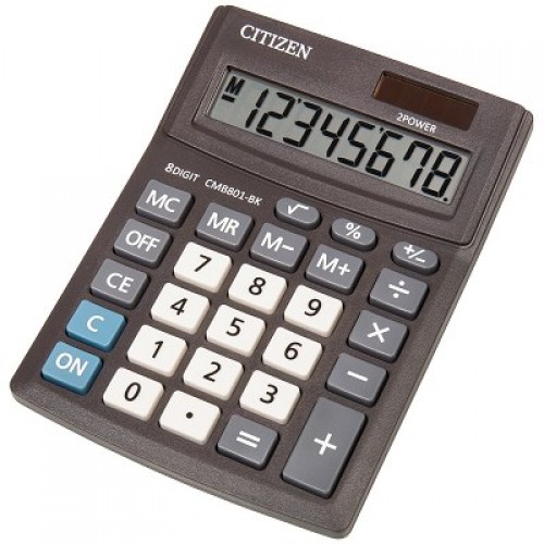 Калькулятор Citizen CMB801 BK 8dgt, 137х102 мм