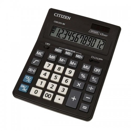 Калькулятор Citizen CDB1201-BK 205х155 мм 12-разрядный черный