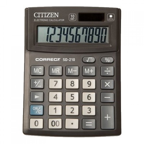 Калькулятор Citizen CORRECT SD-210 10dgt 138х103 мм