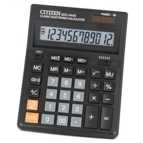 Калькулятор Citizen SDC-444S 12dgt, 199х153 мм
