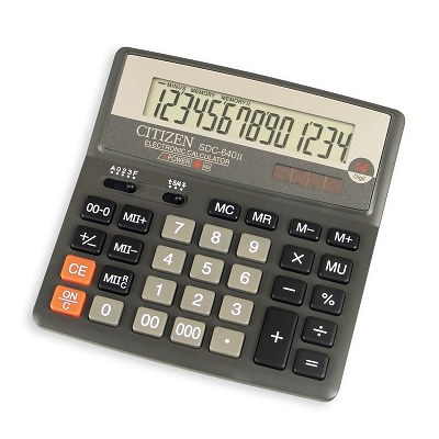 Калькулятор Citizen SDC-640 14dgt, 156х156 мм
