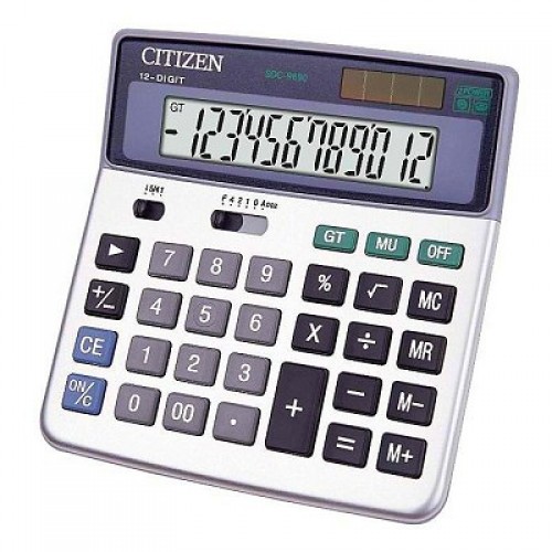 Калькулятор Citizen SDC-9690 12dgt Metall 152 x 154x 28 мм