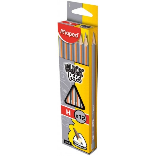 Maped Олівець чорнографітовий Black Peps Classic Н, 850025 4