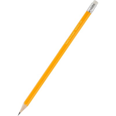 Карандаш графитный Delta D2103 с ластиком, НВ, 144 штуки