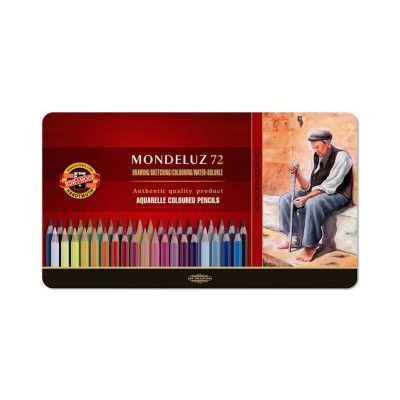 Koh-I-Noor Карандаши цветные акварельные Mondeluz, 72 штуки, 372707