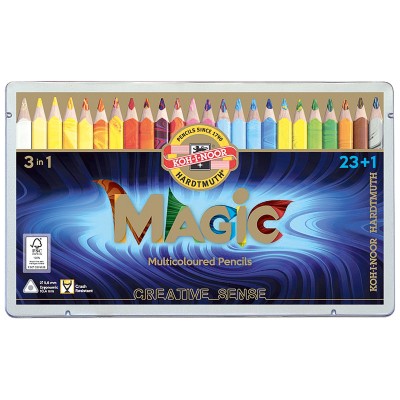 Koh-I-Noor Набор карандашей MAGIC, 23 цвета + блендер, 340802