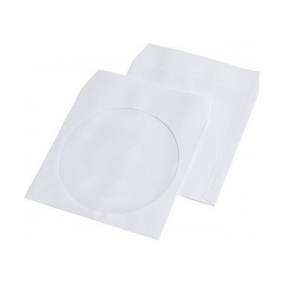 Конверт для CD/DVD БК 1000 шт (ЯЩИК) с окном, 6108