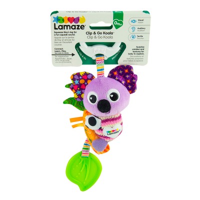 Lamaze Развивающая игрушка-подвеска для малышей Коала, LC27529