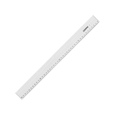 Линейка пластиковая Axent 7340-A, 40 см, прозрачная