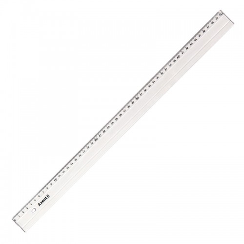 Линейка пластиковая Axent 7350-A, 50 см, прозрачная