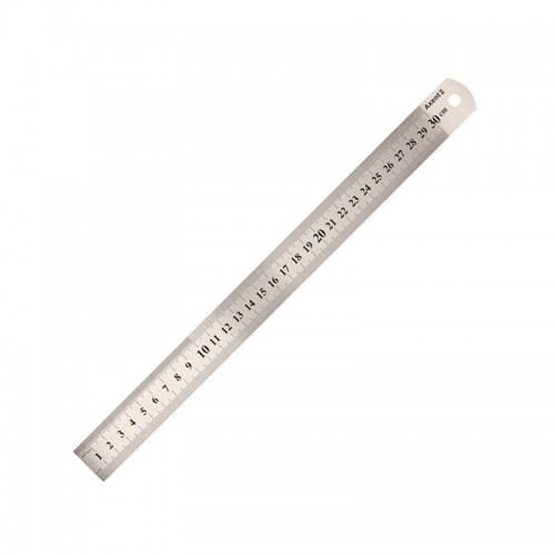 Линейка стальная Axent 7730-A, 30 см