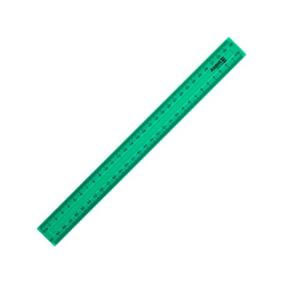 Линейка пластиковая Delta D9800-02 30 см, матовая, зеленая