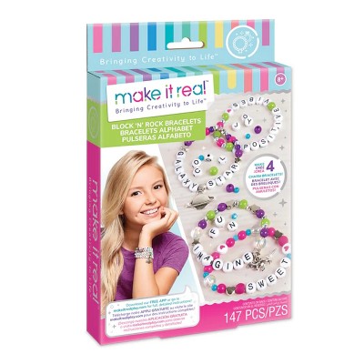 Make it Real Набор для создания браслетов Веселые буквы, MR1205