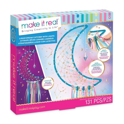 Make it Real Набор для создания амулета Ловец снов с подсветкой - голубой, MR1424