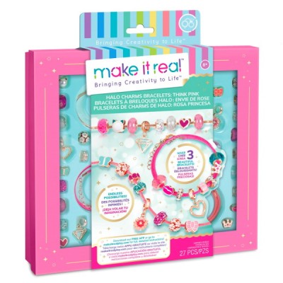 Make it Real Набор для создания браслетов Розовое сияние, MR1722