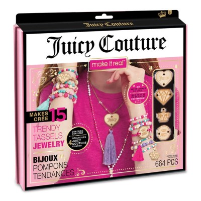 Make it Real Набор для создания браслетов Juicy Couture Модные кисточки, MR4415