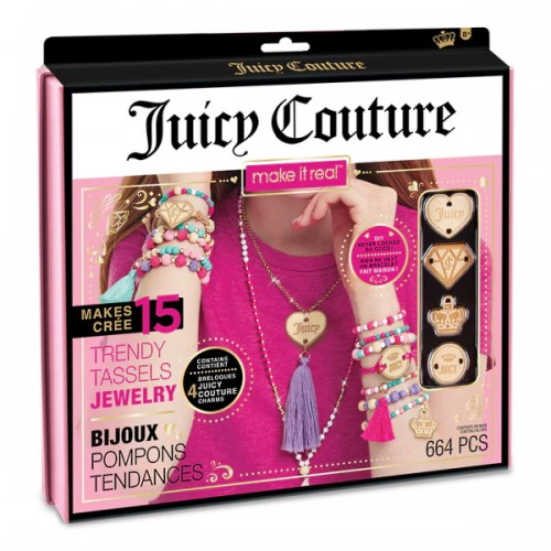 Make it Real Набор для создания браслетов Juicy Couture Модные кисточки, MR4415