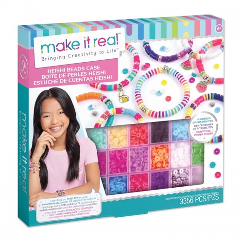 Make It Real Набор для создания браслетов Хейши Яркий кейс, MR1741