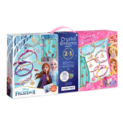 Make it Real Мега - набор для создания шарм - браслетов с кристаллами Swarovski серии Disney Frozen 2 and Disney Princess, MR4382