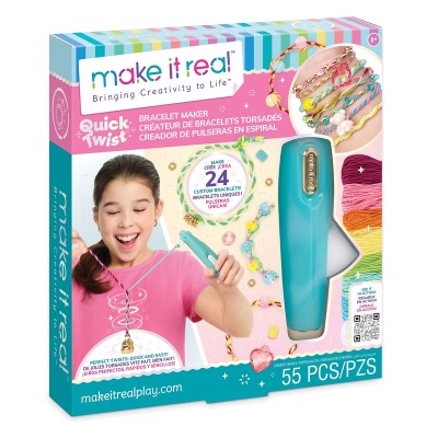 Make It Real Набор для создания браслетов с машинкой Quick Twist, MR1478
