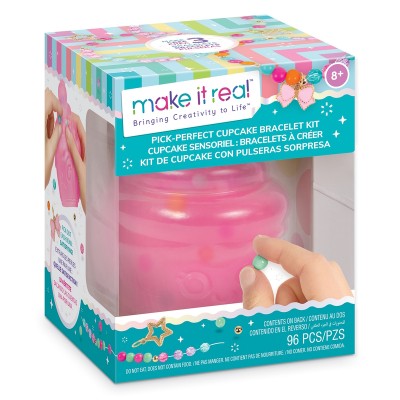 Make It Real Набор для создания браслетов - Сенсорный капкейк, MR1737