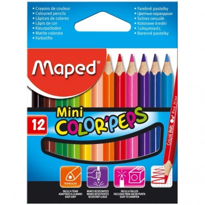Maped Карандаши цветные Color'Peps Mini, 12 цветов, 832500