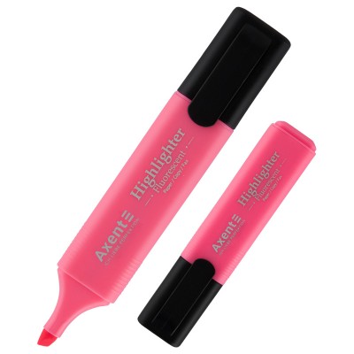 Маркер Axent Highlighter 2531-10-A, 1-5 мм, клиновидный розовый