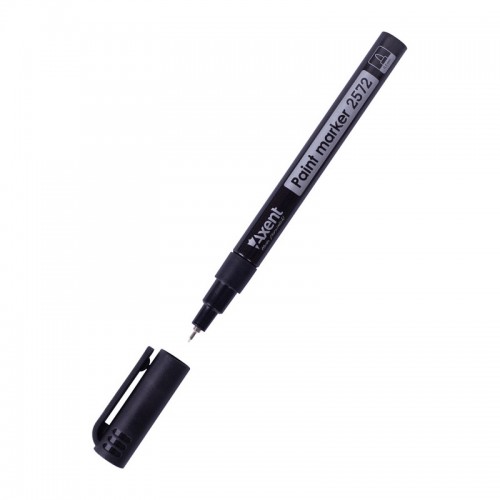 Маркер Axent Paint 2572-01-A, 0.5 мм, круглый чёрный