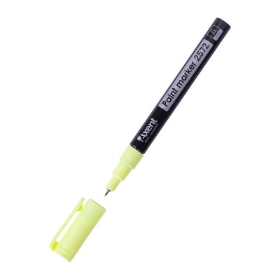 Маркер Axent Paint 2572-08-A, 0.5 мм, круглый жёлтый