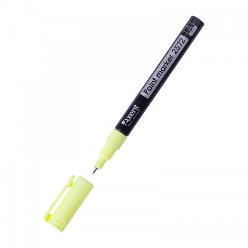 Маркер Axent Paint 2572-08-A, 0.5 мм, круглый жёлтый