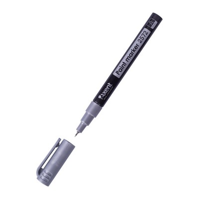 Маркер Axent Paint 2572-34-A, 0.5 мм, круглый серебряный