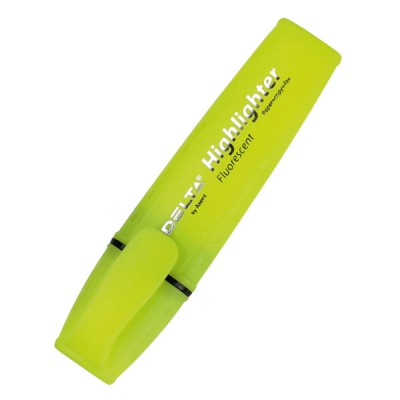 Маркер Delta Highlighter D2502, 2-4 мм, клиновидный желтый