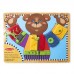 Melissa and Doug Доска-головоломка для развития базовых навыков - деревянная обучающая игрушка, SM93464/6075184