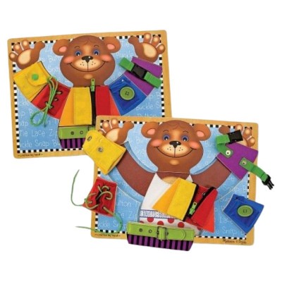 Melissa and Doug Доска-головоломка для развития базовых навыков - деревянная обучающая игрушка, SM93464/6075184