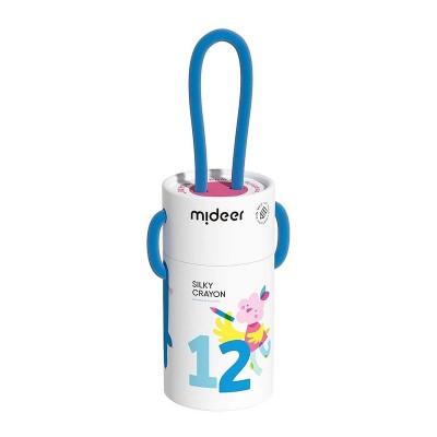 Mideer Восковые краоны (мелки) в тубусе 12 цветов, MD4253