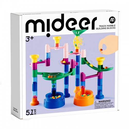 Mideer Конструктор Трек для шариков (Marble Run) 51 деталь, MD2264