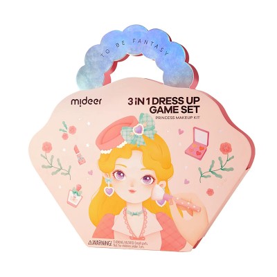 Mideer Игровой набор 3-в-1 для перевоплощения Макияж принцессы, MD3378