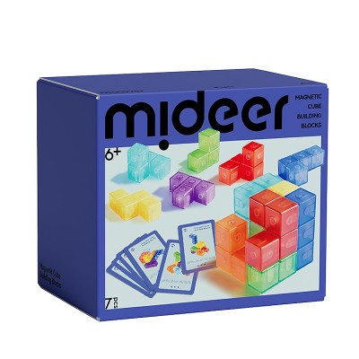 Mideer Магнитный конструктор Куб, MD3400