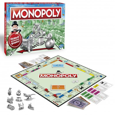 Hasbro Настольная игра классическая Монополия (русская), C1009