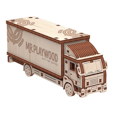 Mr.Playwood Деревянный 3D пазл Грузовик (деревянный конструктор), 10109