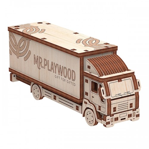Mr.Playwood Деревянный 3D пазл Грузовик (деревянный конструктор), 10109