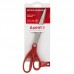 Ножницы Axent Welle 6203-06-A, 25 см, пластиковые ручки, красные