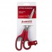 Ножницы Axent Standard 6216-06-A, 21,5 см, красные