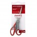 Ножницы Axent Duoton 6302-06-A, 20 см, прорезиненные ручки, серо-красные